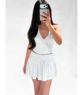 Fiona Halter Top - White