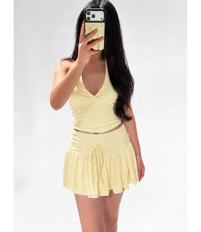 Fiona Halter Top - Sunny