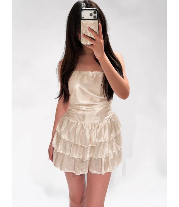 Mia Tube Dress - Champagne