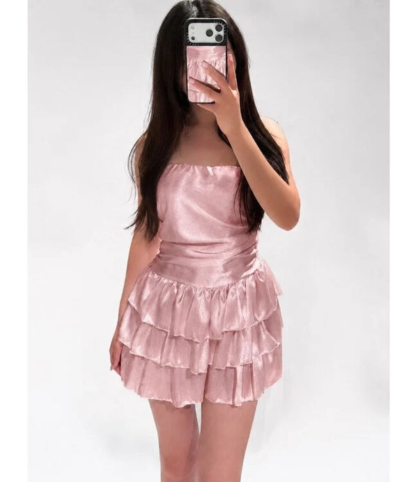 Mia Tube Dress - Rose